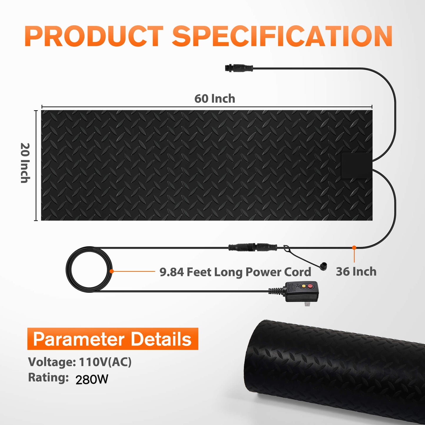 Heated Snow Melting Mats