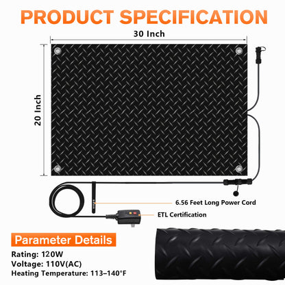 Heated Snow Melting Mats